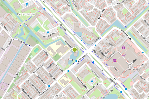 Ambulance-melding op Prunusdreef, Leiderdorp op 15 juni, kaart-overzicht