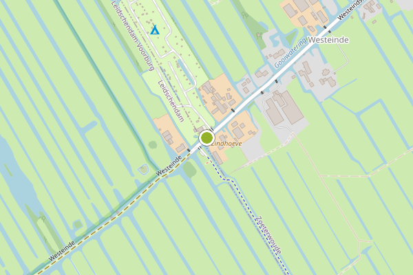 Ambulance-melding op Westeindseweg, Zoeterwoude op 17 juni, kaart-overzicht