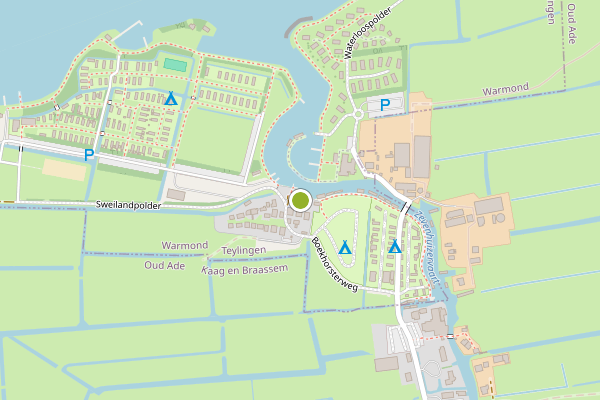 Ambulance-melding op Boekhorsterweg, Warmond op 18 juni, kaart-overzicht