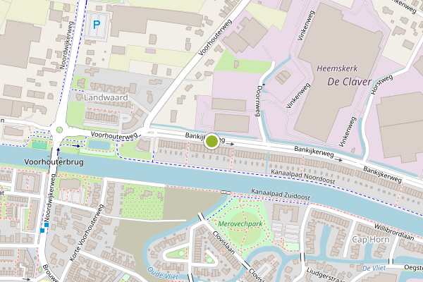 Ambulance-melding op Bankijkerweg, Rijnsburg op 19 juni, kaart-overzicht