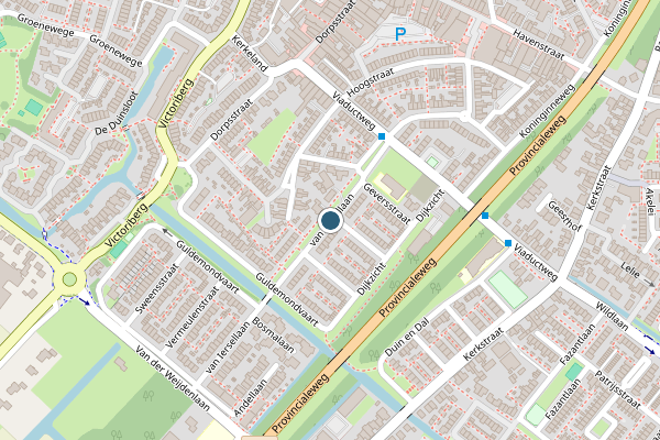 Politie-melding op van Iersellaan, Noordwijkerhout op 18 juni, kaart-overzicht