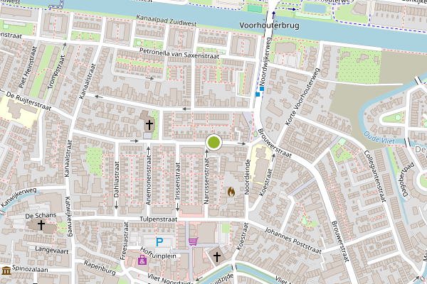 Ambulance-melding op Burgemeester Hermansstraat, Rijnsburg op 21 juni, kaart-overzicht