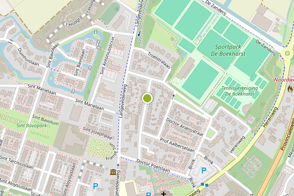Ambulance-melding op Dr Abraham Kuyperstraat, Noordwijkerhout op 22 juni, kaart-overzicht