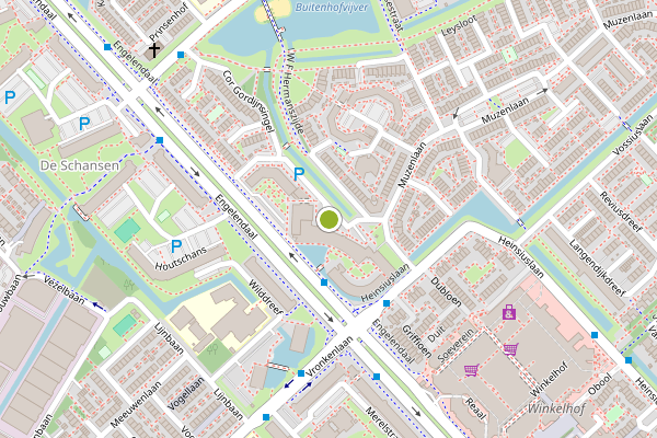 Ambulance-melding op Ommedijk, Leiderdorp op 23 juni, kaart-overzicht