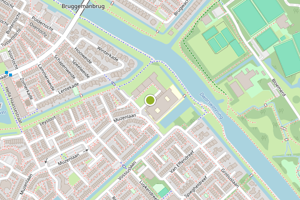 Ambulance-melding op Godfried Bomansstraat, Leiderdorp op 23 juni, kaart-overzicht