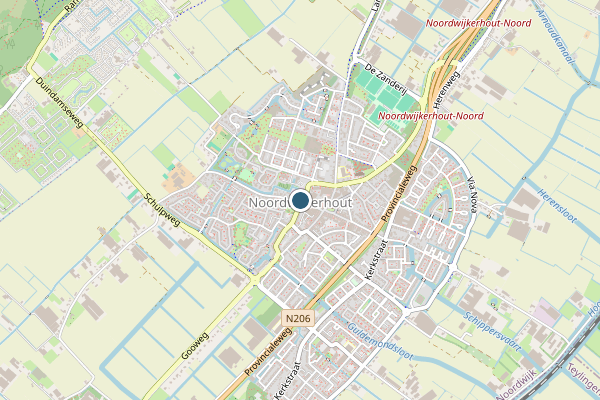Politie-melding op Schulpweg Groenewege, Noordwijkerhout op 23 juni, kaart-overzicht
