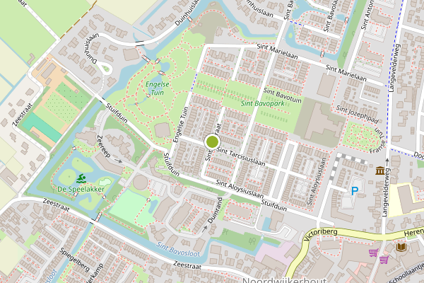Ambulance-melding op Sint Janstraat, Noordwijkerhout op 24 juni, kaart-overzicht