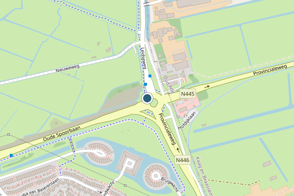 Politie-melding op Leiderdorp op 24 juni, kaart-overzicht