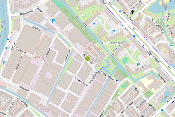 Ambulance-melding op Vlechtbaan, Leiderdorp op 24 juni, kaart-overzicht