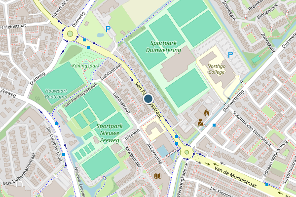 Politie-melding op van Panhuysstraat, Noordwijk op 24 juni, kaart-overzicht