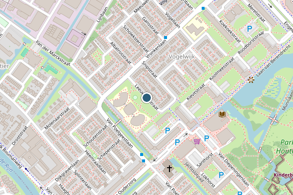 Politie-melding op Leeuwerikstraat, Leiderdorp op 25 juni, kaart-overzicht