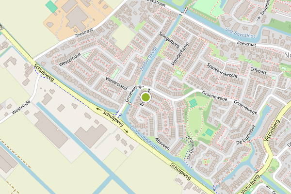 Ambulance-melding op Bouwlust, Noordwijkerhout op 26 juni, kaart-overzicht