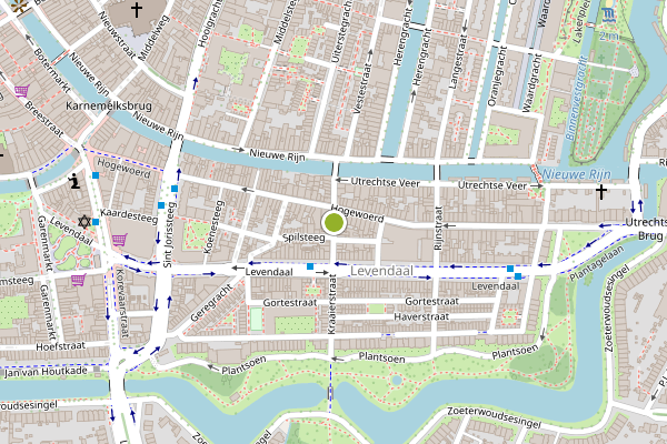 Ambulance-melding op Kraaierstraat, Leiden op 26 juni, kaart-overzicht